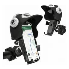 Suporte Celular Moto E Bike Com Mini Capacete Universal Anti Reflexo E Chuva Pronta Entrega Envio 24h