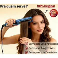 Chapinha Profissional Nano Titanium Digital Bivolt | Prancha Alisadora Progressiva
