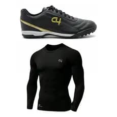 Kit Society + Camisa Dry Fit Esportivo Futebol