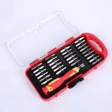 Kit Jogo Chaves Multifunção Com Estojo Organizador 28 Pecas Ferramentas Reparos