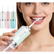 Irrigador Dental Portátil Recarregável 220ml | Higiene Bucal Completa e Limpeza Profunda