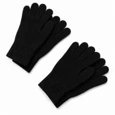 Kit 2 Pares de Luva De Lã. - Inverno Térmica Unissex Quente Macia Confortável Ajuste Perfeito.