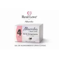 Gel de Modelagem Real Love Allsmile Nude 4 15ml Led Uv