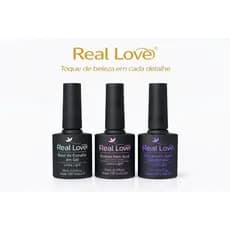 Kit Preparação Real Love Aderência Máxima Primer Base em Gel e Desidratador Profissional