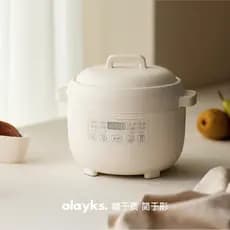 Olayks Instant Mini Panela de Arroz Multigrãos Panela de Arroz Doméstica Pequena Panela de Arroz Multifuncional Panela d