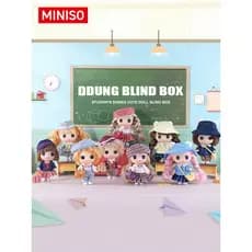 MINISO MINISO MINISO Série Estudante Caixa Misteriosa Figura Boneca Presente Periférico Enviar Presente de Aniversário