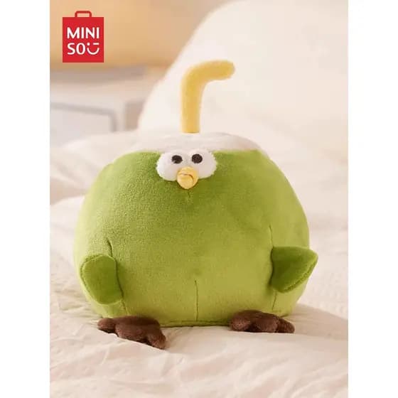 MINISO MINISO Produto Premium Genuíno Coco Frango Engraçado Boneca de Pelúcia Boneca Fofa Presente de Aniversário Menina