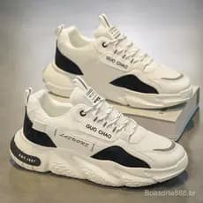 Novos Sapatos De Malha Respirável Masculino Esportivos