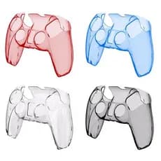 Capa de cristal para controle de PS5, capa protetora transparente para controle de PC, capa protetora ultra-fina para PS