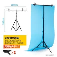 Painel de PVC com gradiente de luz suave, suporte em forma de T, painel de fundo, suporte de fundo para fotografia, supo