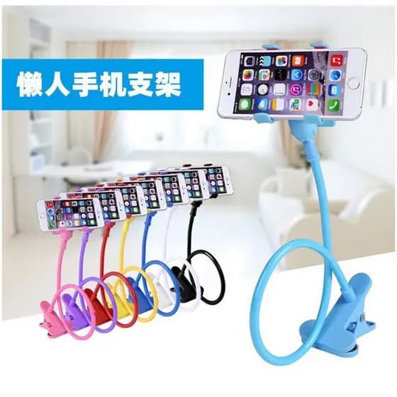 Suporte para celular, suporte para uso em posição reclinada, suporte de cabeceira para celular, suporte de celular para