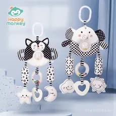 Fabricante de brinquedos calmantes para bebês: chocalho, móbile para berço, pingente para carrinho de bebê, carrilhão de