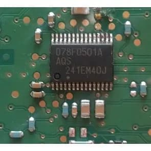 D78F0501A UPD78F0501A Novo em branco sem programa Chip de placa de computador para carro