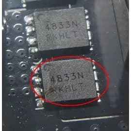 4833N Placa de computador para carro Efeito de campo MOS Tubo N Canal Triodo? Estoque pronto