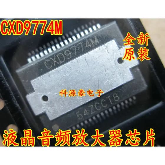 CXD9774M Placa de computador para carro Chip amplificador de potência de áudio Nova garantia de qualidade