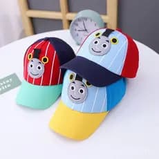 Novos Bonés Infantis de Primavera e Outono, Atacado, Estilo Coreano, Boné de Beisebol Colorido para Meninos, Boné de Des