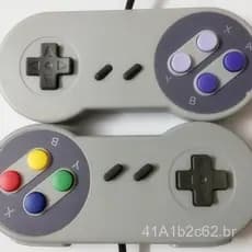 Controle de Jogo com Fio USB Super Nintendo Interface, Console de Jogo Retro Nostálgico, Controle com Fio para PC e TV,