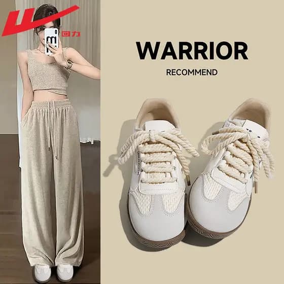 Puxar para trás bens domésticos sapatos femininos 2026 novo estilo verão respirável esportes sapatos casuais All-Match t