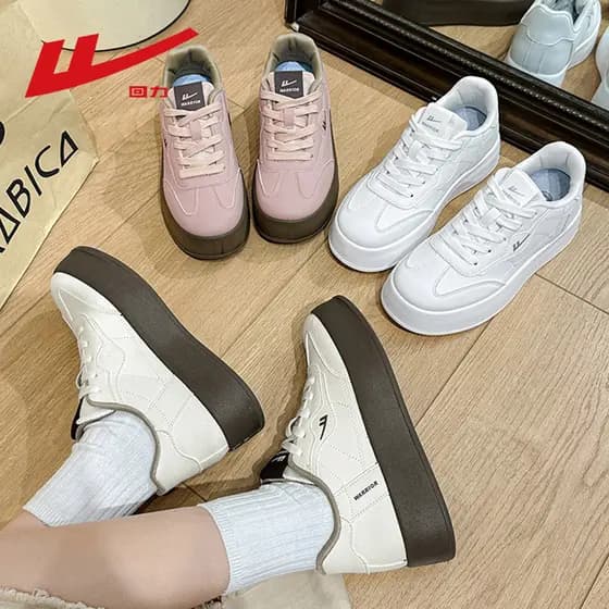 Puxar para trás Shanghai sapatos femininos rosa 2026 novo estilo primavera verão à prova dwaterproof água couro esportes