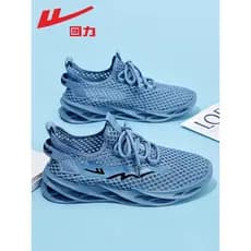 Puxar para trás sapatos masculinos sapatos esportivos 2025 novo estilo verão grande malha oco estilo fino respirável Cas
