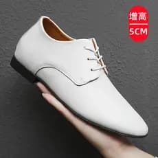 Aumento interno invisível altura 5CM sapatos masculinos negócios Formal Wear britânico couro genuíno sapatos de couro br