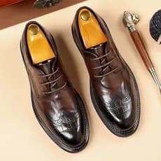 Braddock sapatos masculinos estilo britânico High-End sentimento interior aumentando noivo casamento negócios Formal Wea