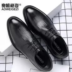 Sapatos masculinos de couro genuíno Ovigzi Cangnan Bulling Shoe Store Piloto Sapatos de couro Passer Factory Store Birni