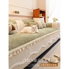 Almofada de sofá de couro de verão quatro estações Universal 2026 novo estilo High-End sofá almofada anti-gato risco fix