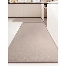 Tapete especial de cozinha 2025 novo estilo absorvente de água à prova de óleo descartável tapete tecido padrão piso Ant