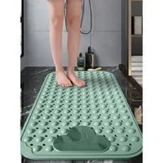 Banheira à prova dwaterproof água esteira do chuveiro banho oco pé esteira toalete banheira à prova dwaterproof água TPE