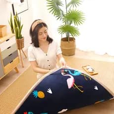 Tapete de vime japonês dupla face Tatami tapete engrossado legal colchão Kang inverno verão dupla utilização quarto sala