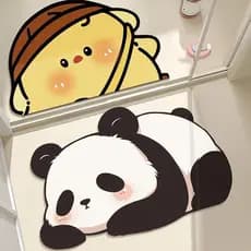 Tapete de chão para banheiro, lama de diatomáceas, secagem rápida, almofada macia, porta de banheiro, absorve água, anti