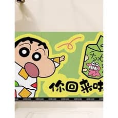 Crayon Shin-Chan tapete porta de entrada tapete de seda anel de seda antiderrapante pode ser cortado dos desenhos animad