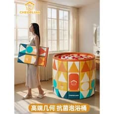 Qiaolian banheira adulto dedicado engrossado casa banheira de inverno adulto corpo inteiro dobrável medicina chinesa ban