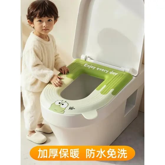 2026 novo estilo à prova dwaterproof água tapete de toalete verão quatro estações Universal capa de toalete arruela tipo