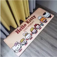Bonito dos desenhos animados pé tapete de porta do banheiro do agregado familiar antiderrapante porta do banheiro absorv