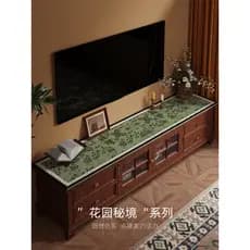 Retro TV gabinete tapete de mesa à prova dwaterproof água Anti-poeira tira longa couro jantar armário lateral High-End c