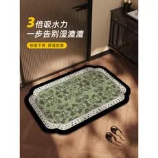 Tapete de chão de banheiro de lama de diatomáceas, porta de banheiro, absorção de água, secagem rápida, banheiro domésti
