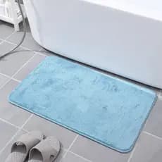 Tapete de banheiro absorvente para porta de banheiro, porta de entrada, tapete antiderrapante para banheiro