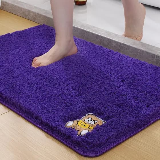 Tapete absorvente para banheiro, antiderrapante, para pés, casa, banheiro, porta, anti-queda, antiderrapante, tapete de