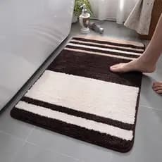 Tapetes de chão do banheiro absorvente antiderrapante tapetes absorventes do banheiro doméstico engrossado entrada pé ta
