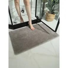 Tapetes absorventes para banheiro, tapetes para porta de quarto doméstico, banheiro, antiderrapante, banheiro, pequeno