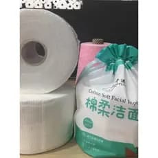 2 rolos/toalha de rosto de algodão puro descartável lavagem facial limpeza facial fixado na parede salão de beleza produ