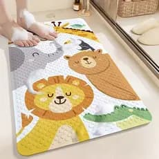 Tapete de banheiro doméstico bonito Panda ventosa antiderrapante tapete de banheiro chuveiro pé tapete de banho do banhe