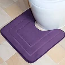 Tapete absorvente em forma de u para banheiro, tapete absorvente para quarto, porta de banheiro, tapete antiderrapante p