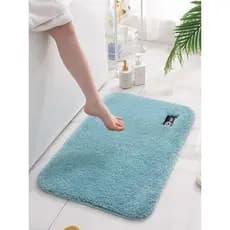 Tapete absorvente para banheiro, porta de banheiro, antiderrapante, para porta de banheiro doméstico, quarto, tapete ref