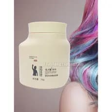 Aizhisi Qingyi Máscara capilar com óleo essencial sem vapor, 1 litro, reparação de cabelo, hidratante, nutritivo, hidrat
