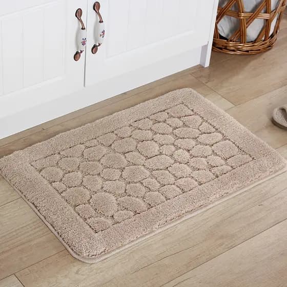 Dada tapete de chão Jindanlan lírio tapete quarto banheiro antiderrapante máquina de absorção de água lavável tapete de