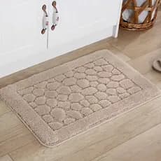 Dada tapete de chão Jindanlan lírio tapete quarto banheiro antiderrapante máquina de absorção de água lavável tapete de