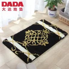 Dada tapete de porta engrossado ouro seda cobertor de cabeceira absorver água antiderrapante tapete de porta quarto banh